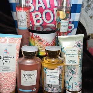 B&BW Boardwalk Taffy, Whipped Vanilla Chiffon, & Rainbow Confetti 3-Wick Candle